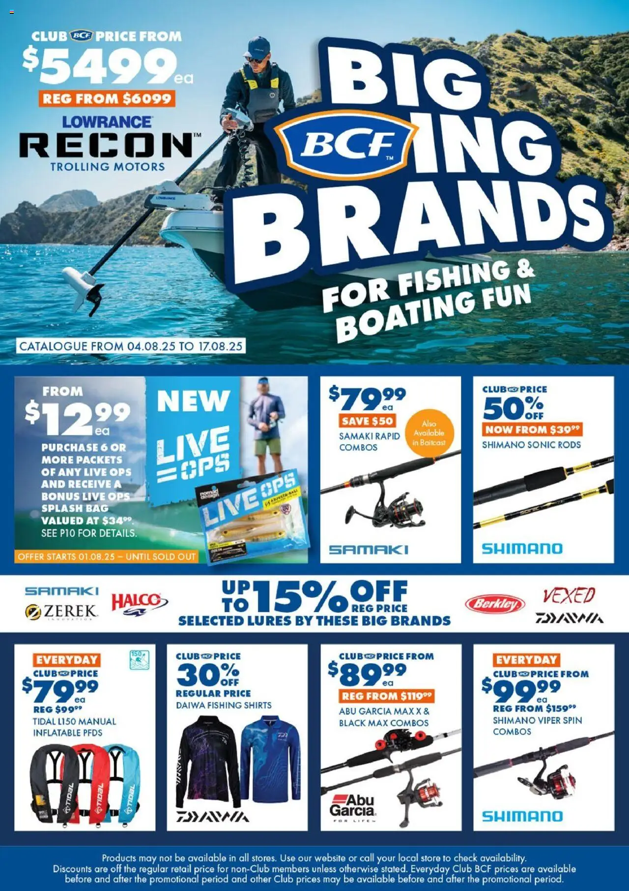 BCF catalogue valid from 04/08/2025 - page 1