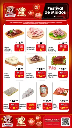 Pré-Visualização do folheto "Ofertas Festival de Miúdos" da loja Semar Supermercado válido a partir de 27/10/2025
