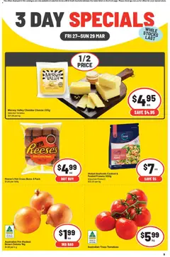 Preview of catalogue IGA 3 Day Specials SA from shop IGA valid 27/03/2026