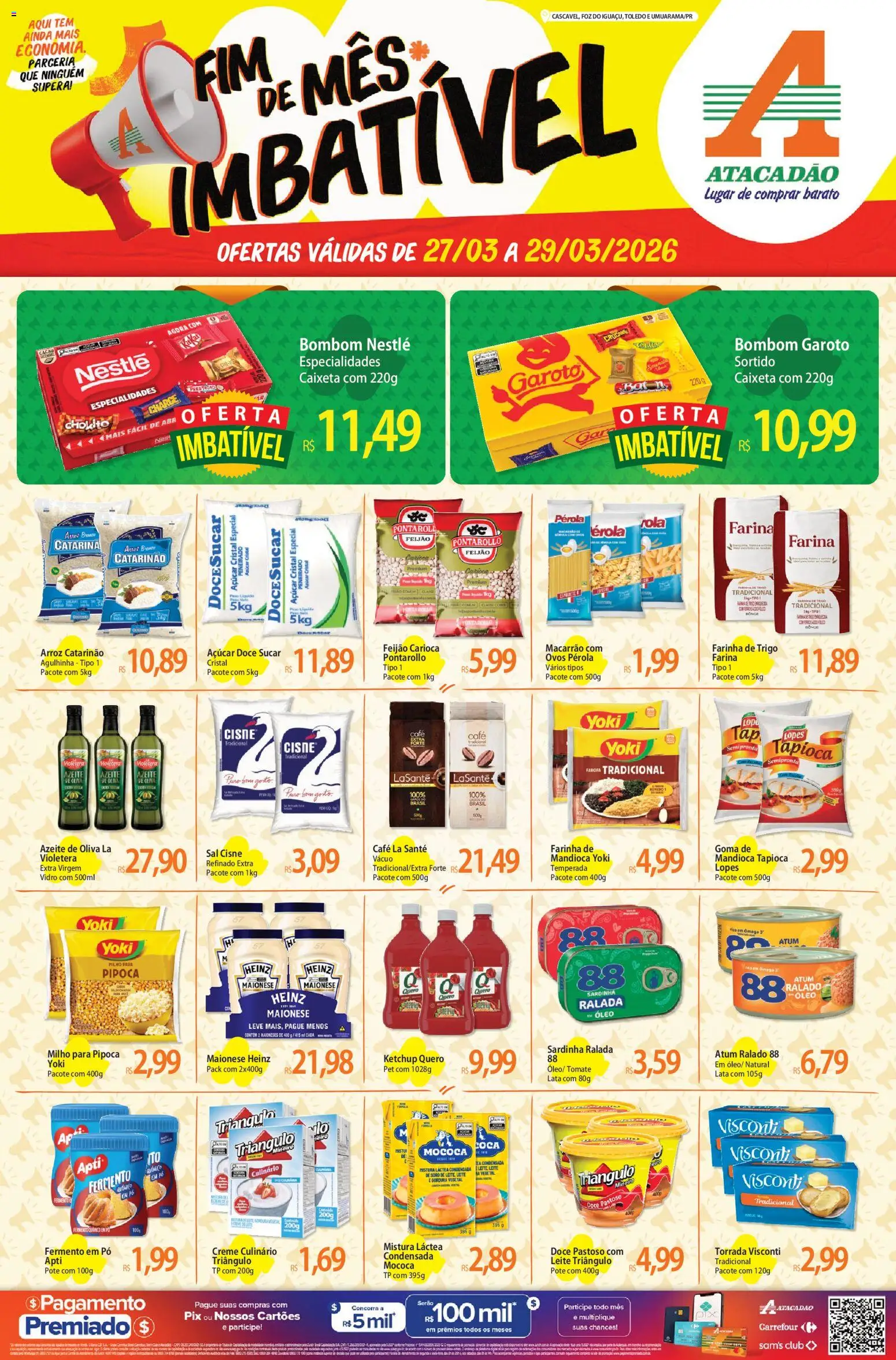 Pré-Visualização do folheto "Atacadão ofertas - PR" da loja Atacadão válido a partir de 27/03/2026