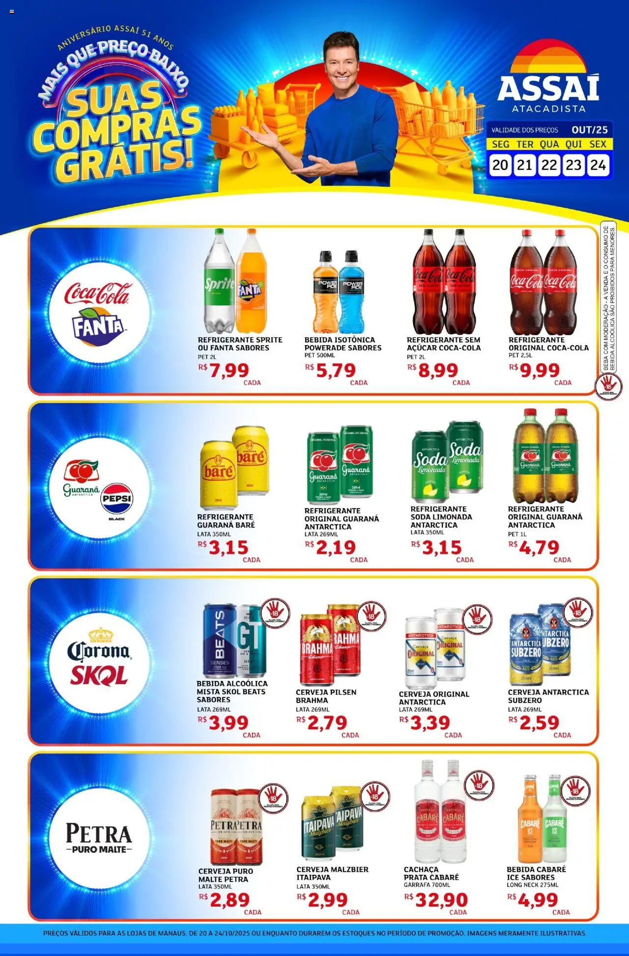 Assaí Atacadista folheto "Encarte" válido a partir de 20/10/2025 - número de página 1
