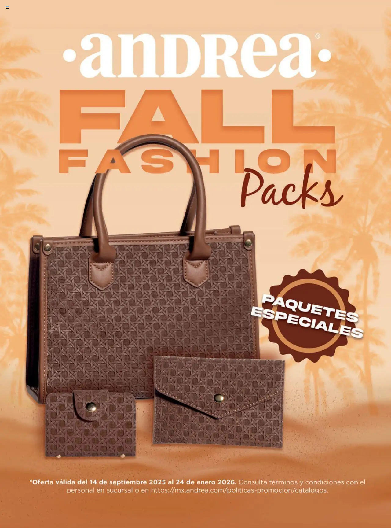 Catálogo Fall Fashion Packs Andrea y sus promociones válidas desde el 14/09/2025 - Número de página 1