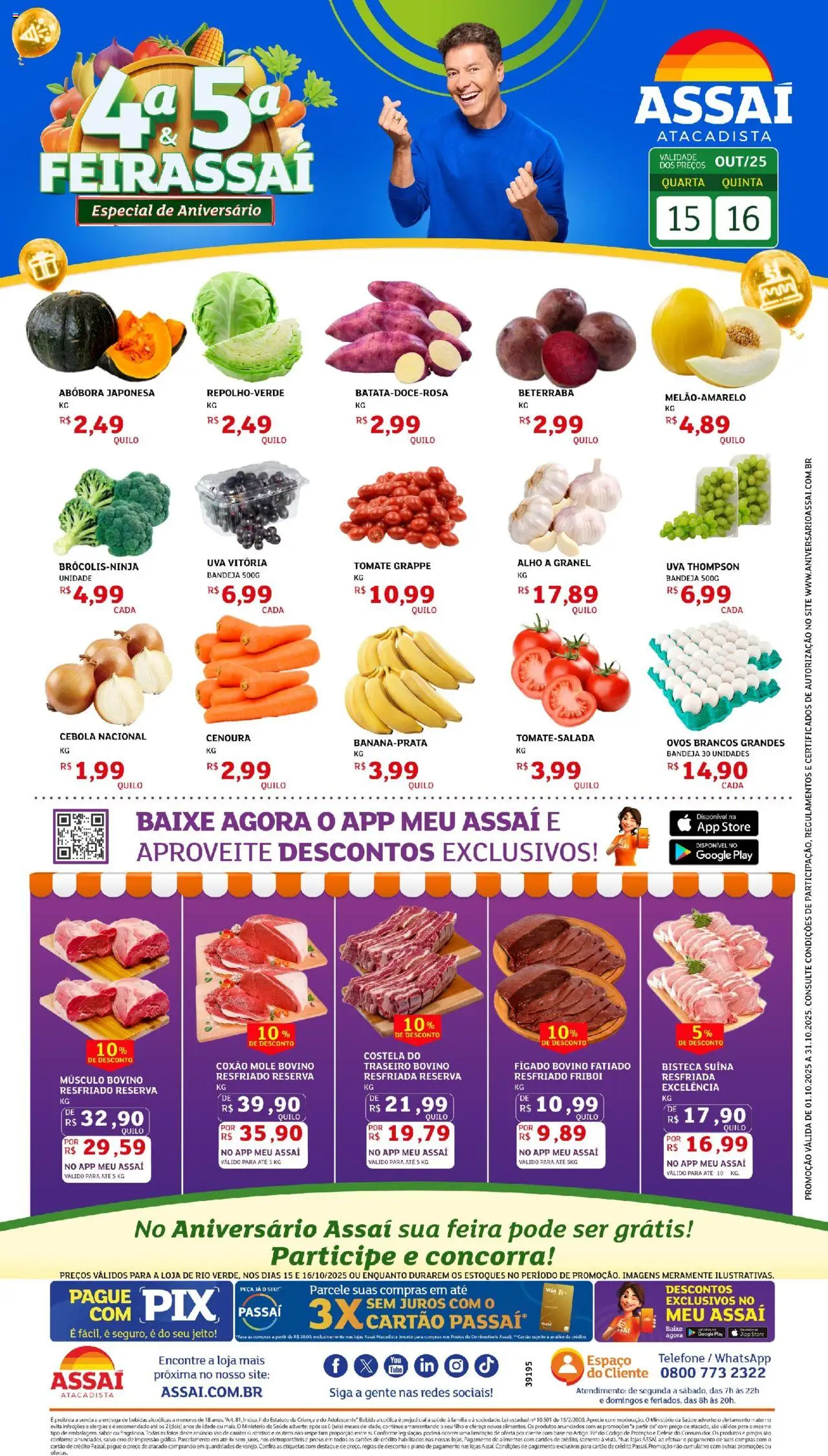 Assaí Atacadista folheto "Encarte - GO" válido a partir de 15/10/2025 - número de página 1