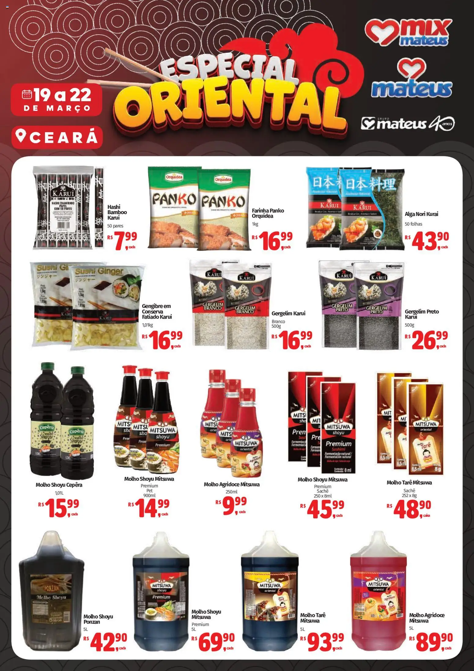 Pré-Visualização do folheto "Mateus ofertas Especial Oriental" da loja Mateus válido a partir de 19/03/2026