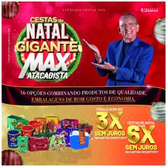 Pré-Visualização do folheto "Ofertas Natal" da loja Max Atacadista válido a partir de 13/10/2025