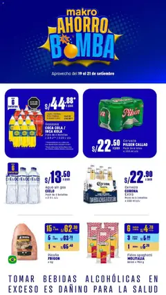 Vista previa de Volante FDS #3 Septiembre de la tienda Makro válido desde 19/09/2025