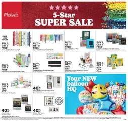 Preview of leaflet Weekly flyer / circulaire from shop Michaels is valid from Aug 22, 2025