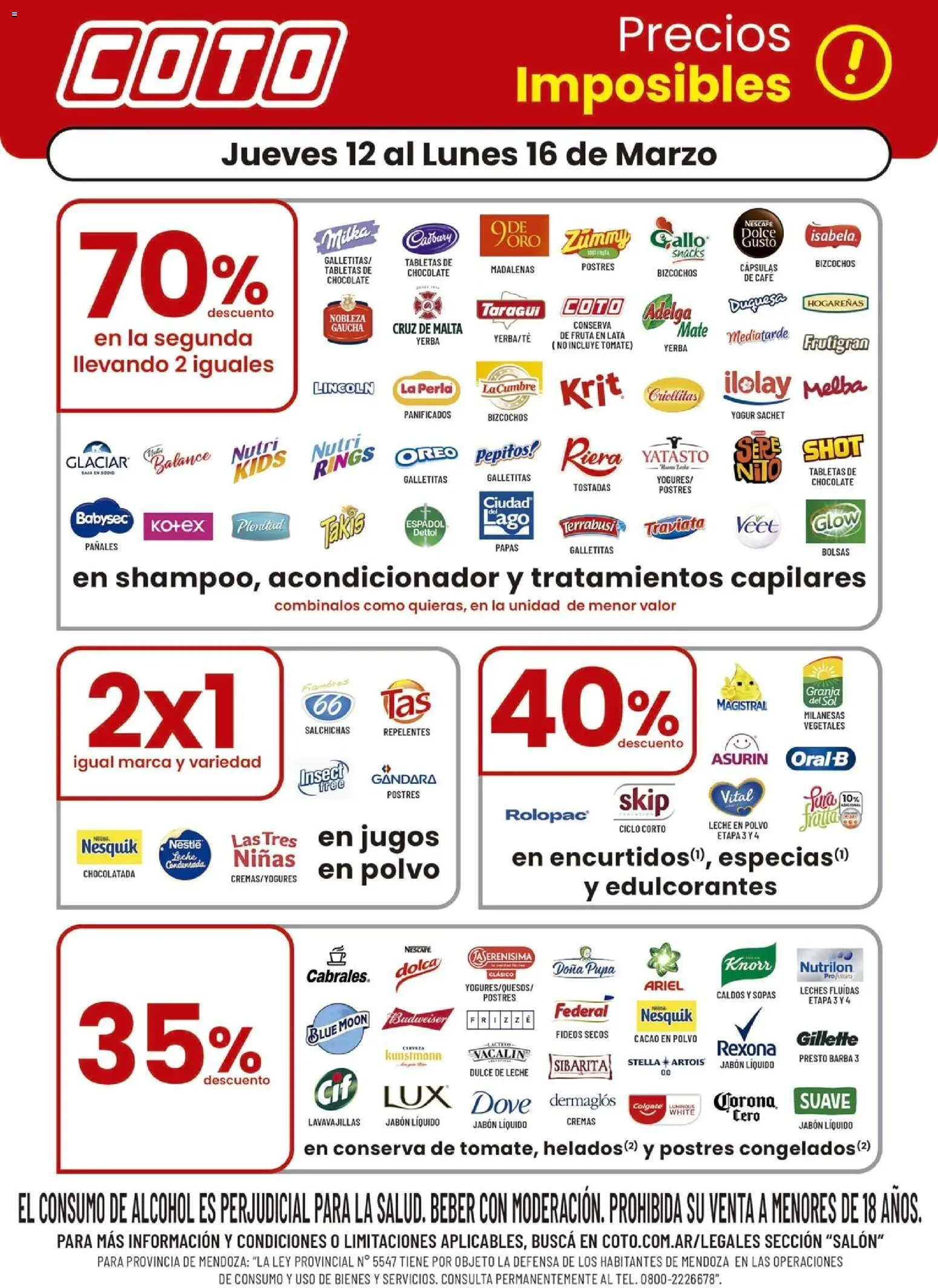 Vista previa del folleto de la tienda Coto válido desde el 12/03/2026 