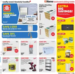 Un aperçu du dépliant Weekly flyer / circulaire du magasin Home Hardware est valide à partir 1 janv. 2026