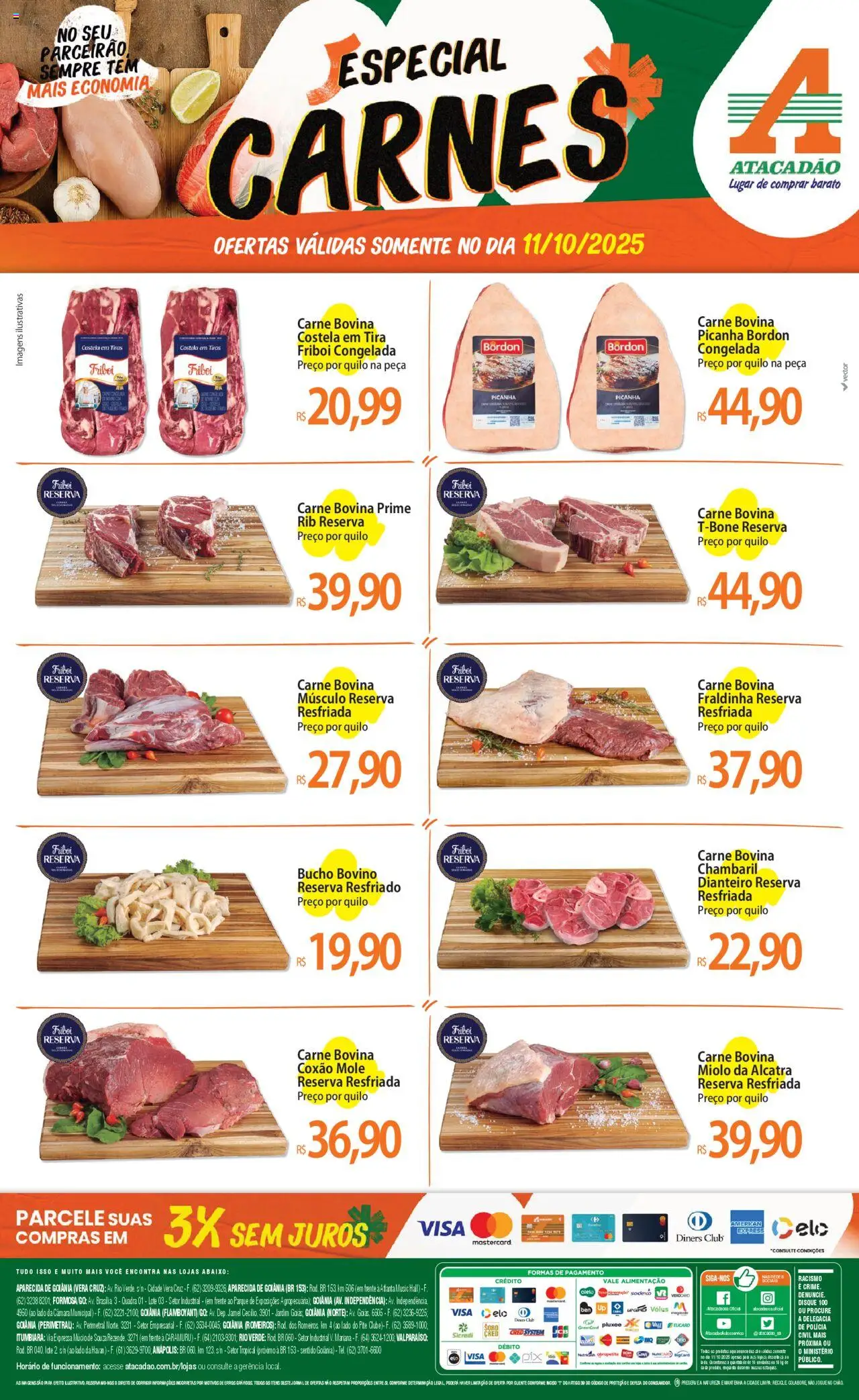 Atacadão folheto "Ofertas - GO" válido a partir de 11/10/2025 - número de página 1