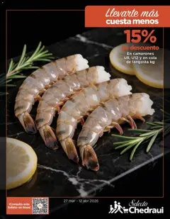 Vista previa las ofertas de la tienda Chedraui - Chedraui folleto Llevarte más cuesta menos desde el 27/03/2026 