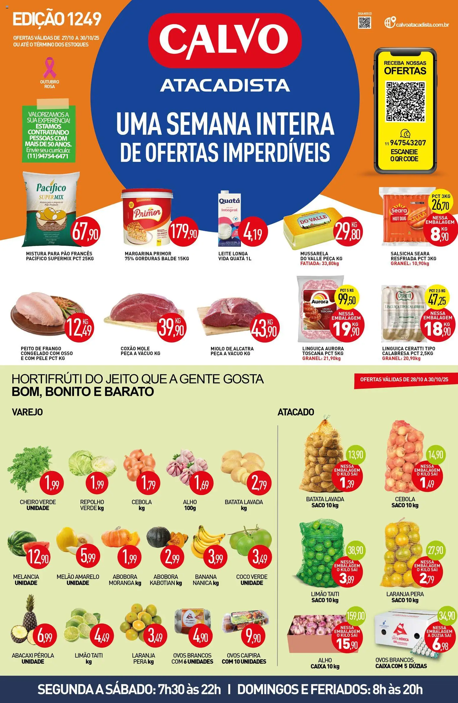 Calvo Atacadista folheto "Ofertas da semana" válido a partir de 27/10/2025 - número de página 1