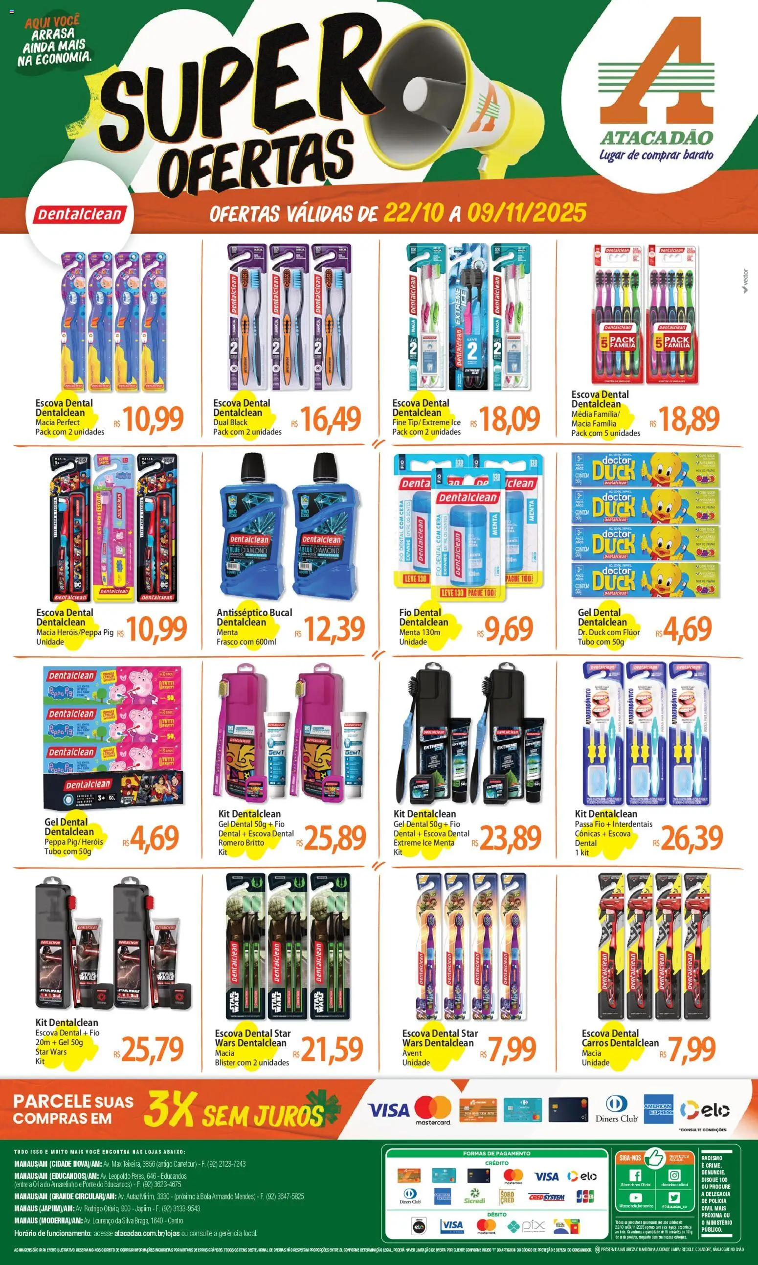 Pré-Visualização do folheto "Ofertas - AM" da loja Atacadão válido a partir de 22/10/2025