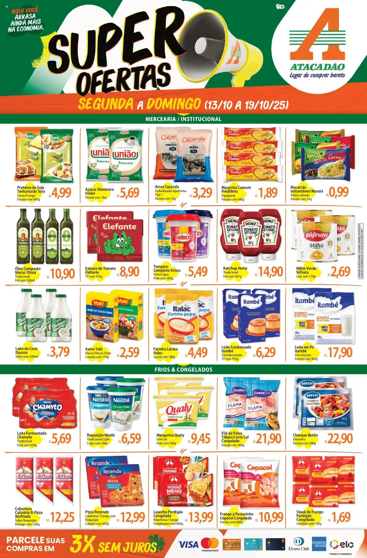 Atacadão folheto "Ofertas - BA" válido a partir de 13/10/2025 - número de página 1