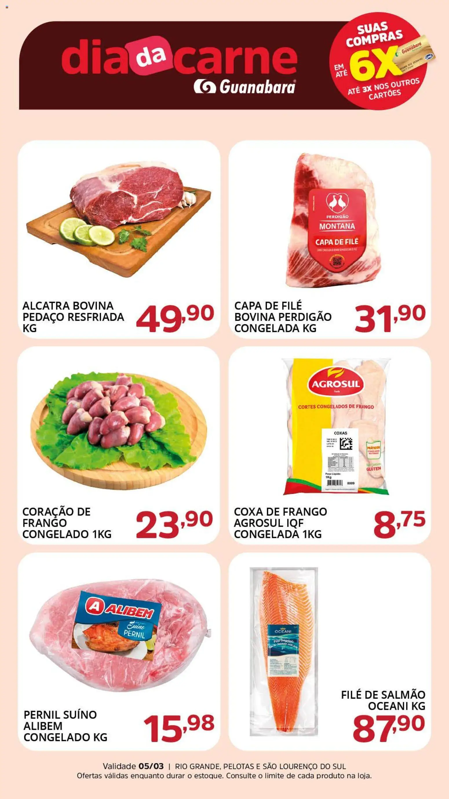 Pré-Visualização do folheto "Supermercado Guanabara - Ofertas da semana" da loja Supermercado Guanabara válido a partir de 05/03/2026