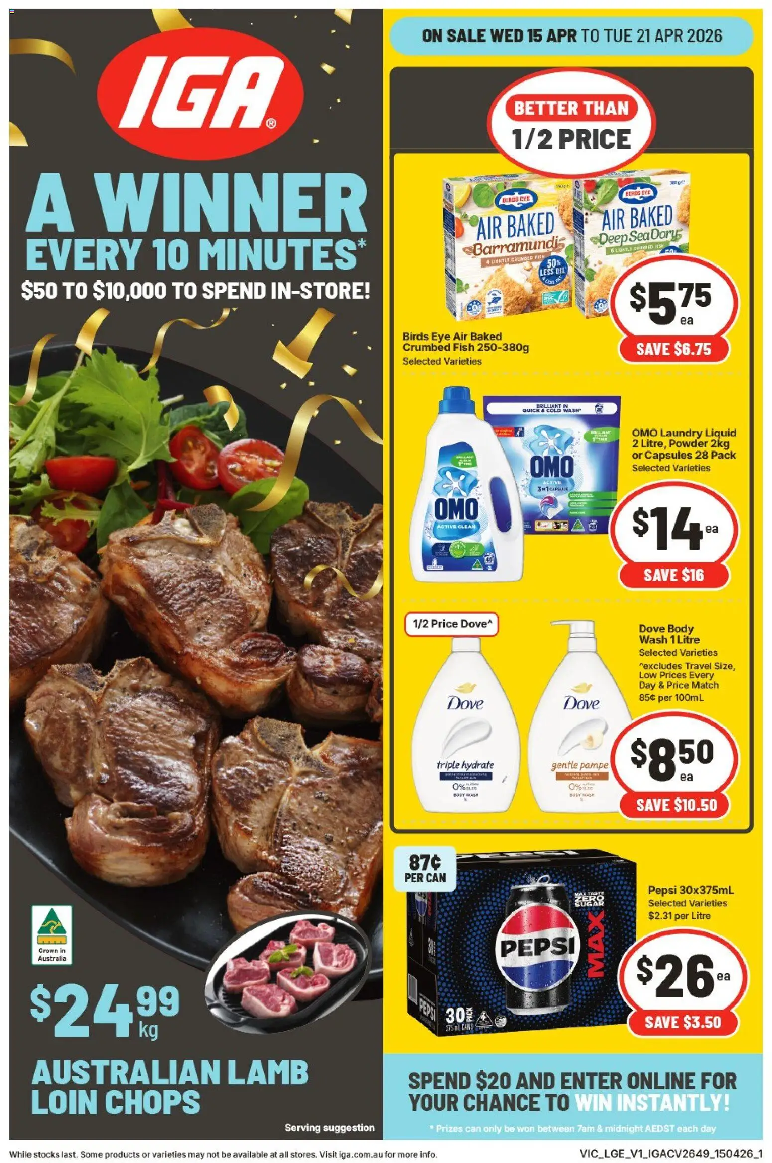 Preview of catalogue IGA catalogue from shop IGA valid 15/04/2026