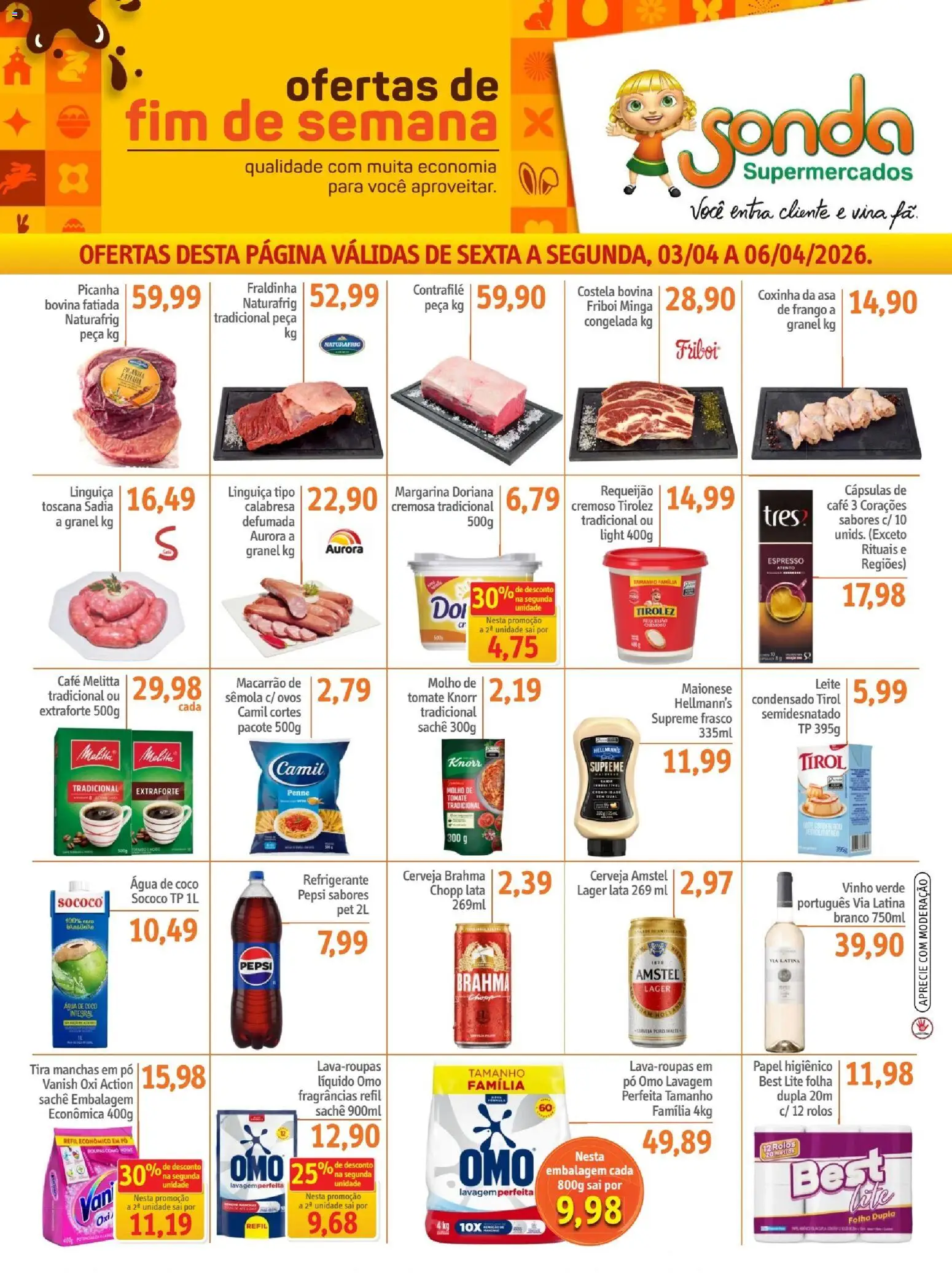 Pré-Visualização do folheto "Sonda ofertas FDS" da loja Sonda válido a partir de 03/04/2026