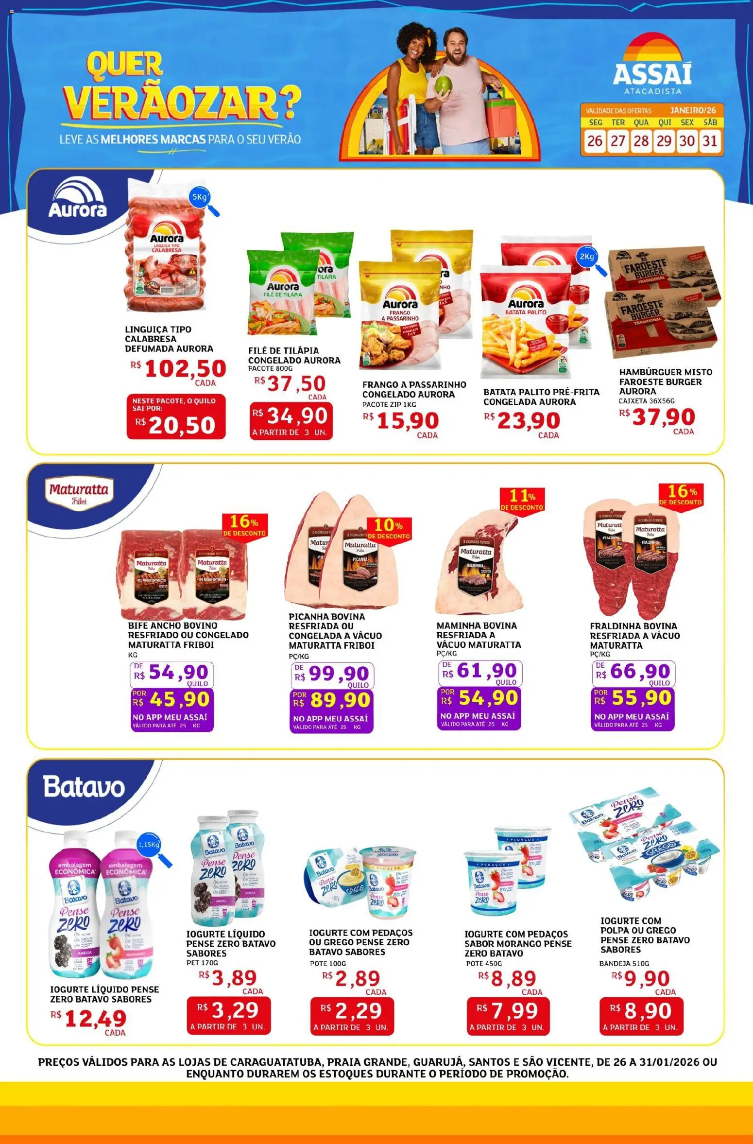 Pré-Visualização do folheto "Encarte - SP" da loja Assaí Atacadista válido a partir de 26/01/2026