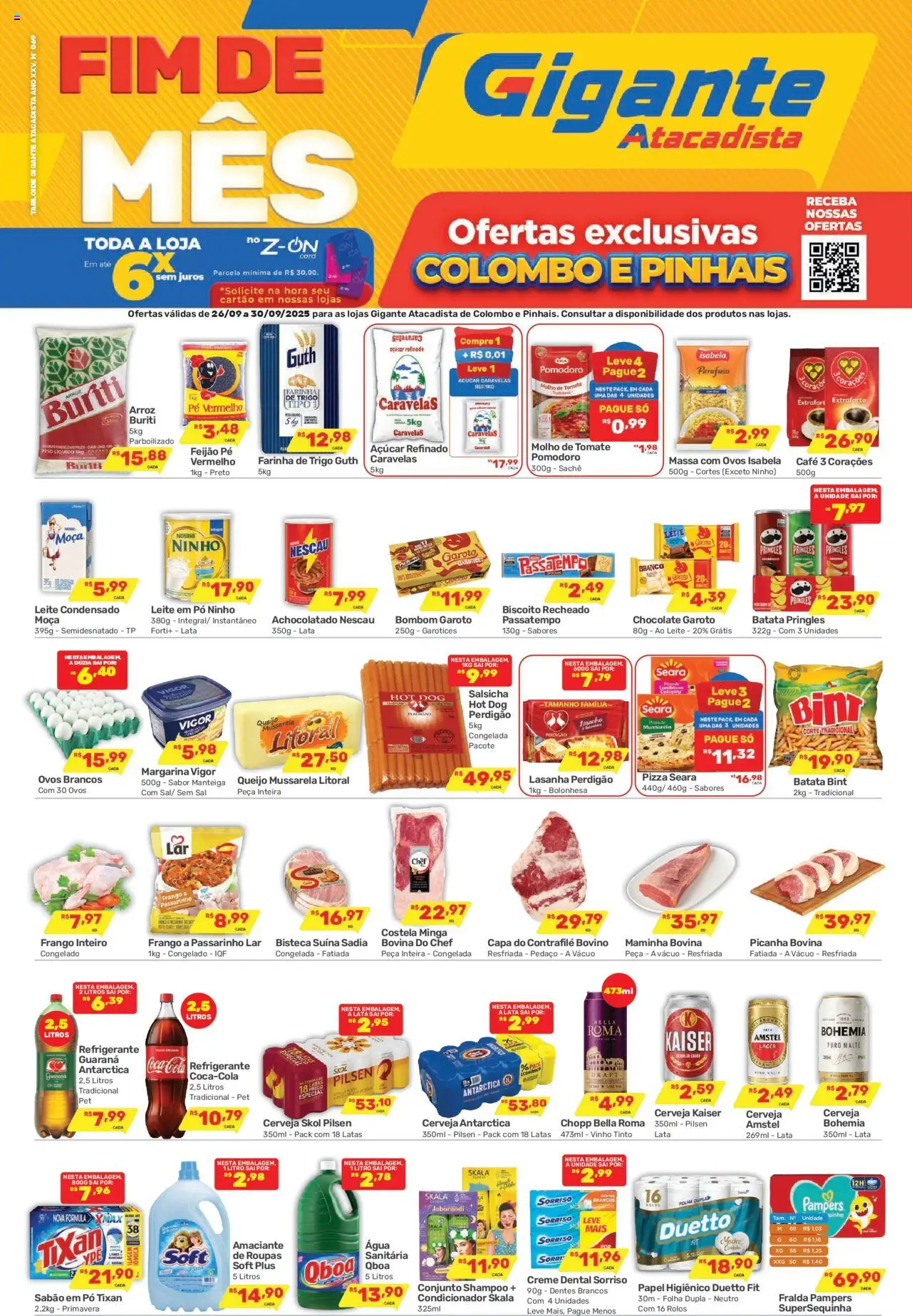 Gigante Atacadista folheto "Ofertas da semana" válido a partir de 26/09/2025 - número de página 1