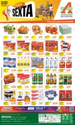 Pré-Visualização do folheto "Atacadão ofertas - GO" da loja Atacadão válido a partir de 27/03/2026