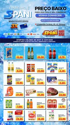Pré-Visualização do folheto "Ofertas da semana" da loja Spani Atacadista válido a partir de 08/07/2025