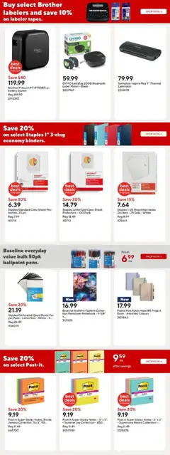 Preview of leaflet Weekly flyer / circulaire from shop Staples is valid from Oct 31, 2025 | Page: 11