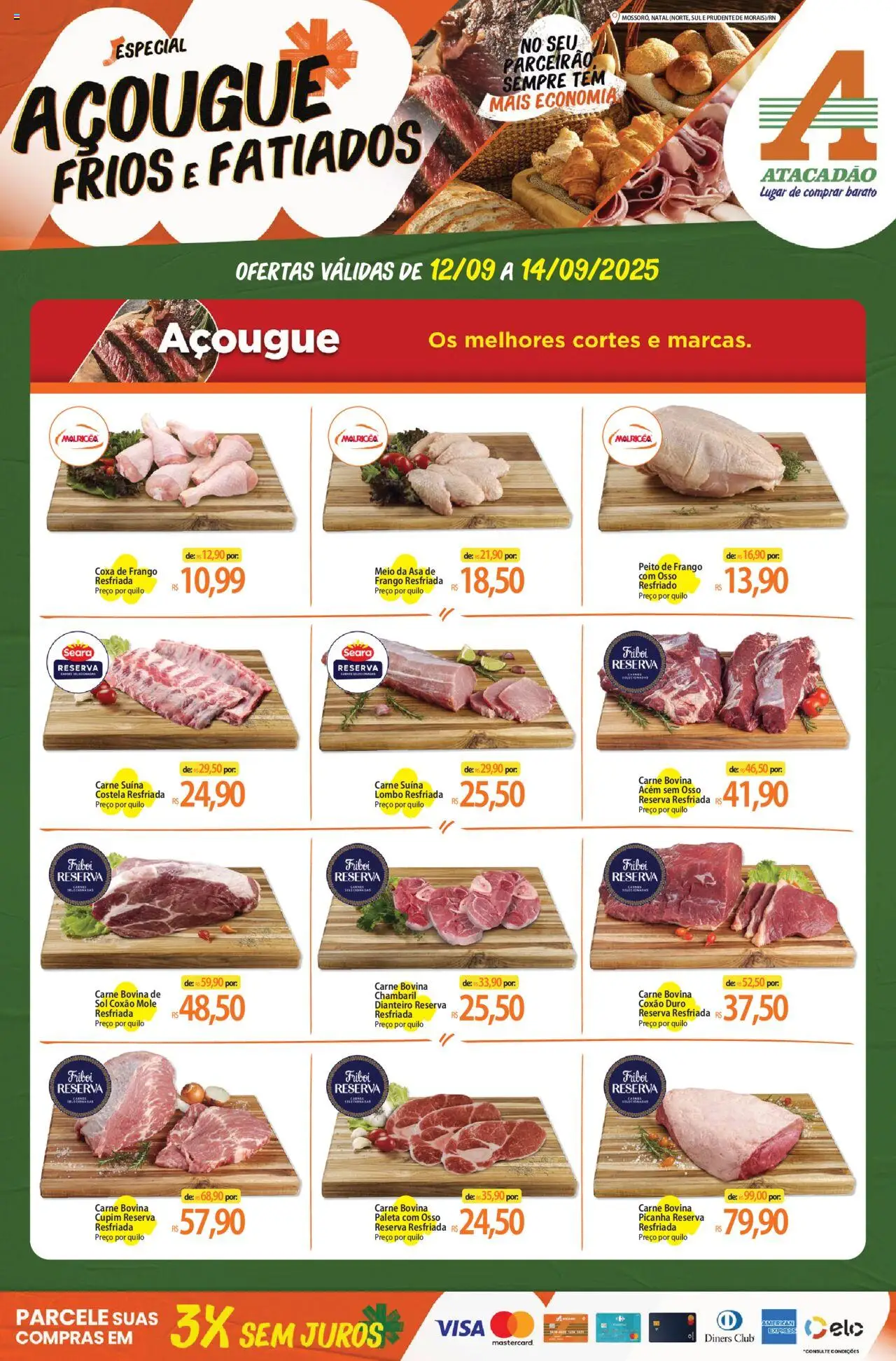 Atacadão folheto "Ofertas - RN" válido a partir de 12/09/2025 - número de página 1