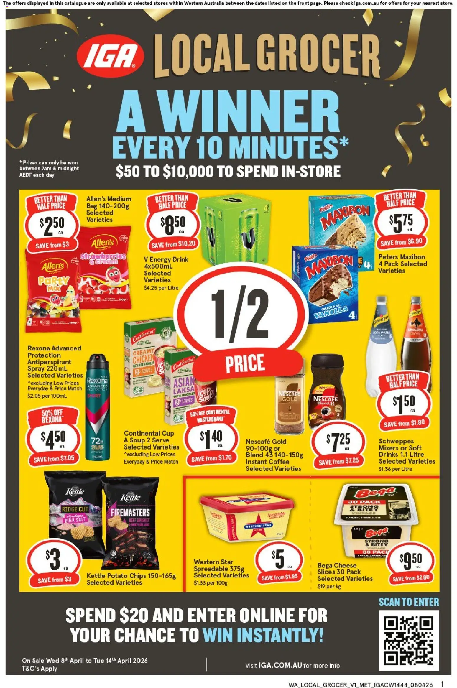 Preview of catalogue IGA Local Grocer WA from shop IGA valid 08/04/2026