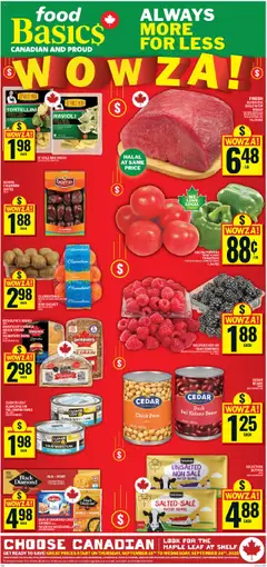 Preview of leaflet Ajax from shop Food Basics is valid from Sep 18, 2025