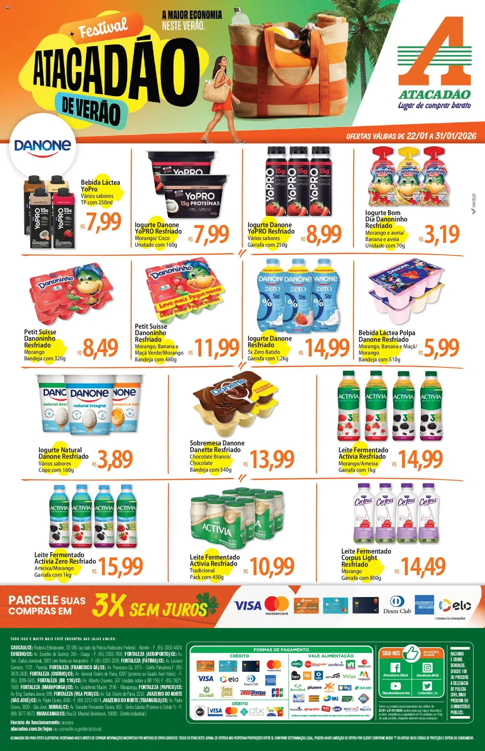 Pré-Visualização do folheto "Ofertas - CE" da loja Atacadão válido a partir de 22/01/2026