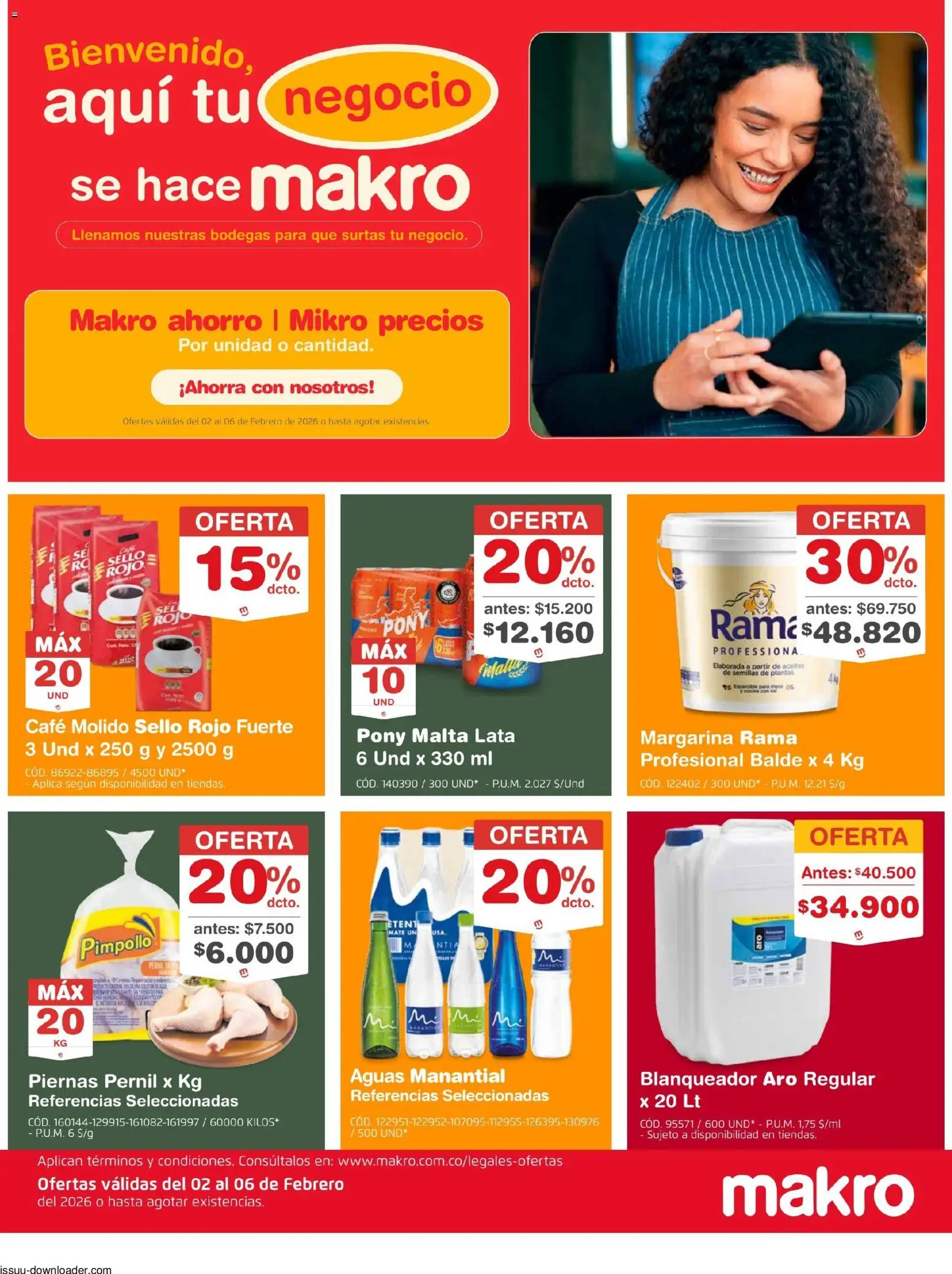  Vista previa del prospecto Catálogo del almacen Makro válida del 02/02/2026 al 06/02/2026