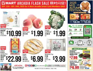 Ad Preview of Hmart ARCADIA FLASHSALE - Southern California from 09/17/2025