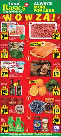 Preview of leaflet Woodbridge from shop Food Basics is valid from Jan 29, 2026