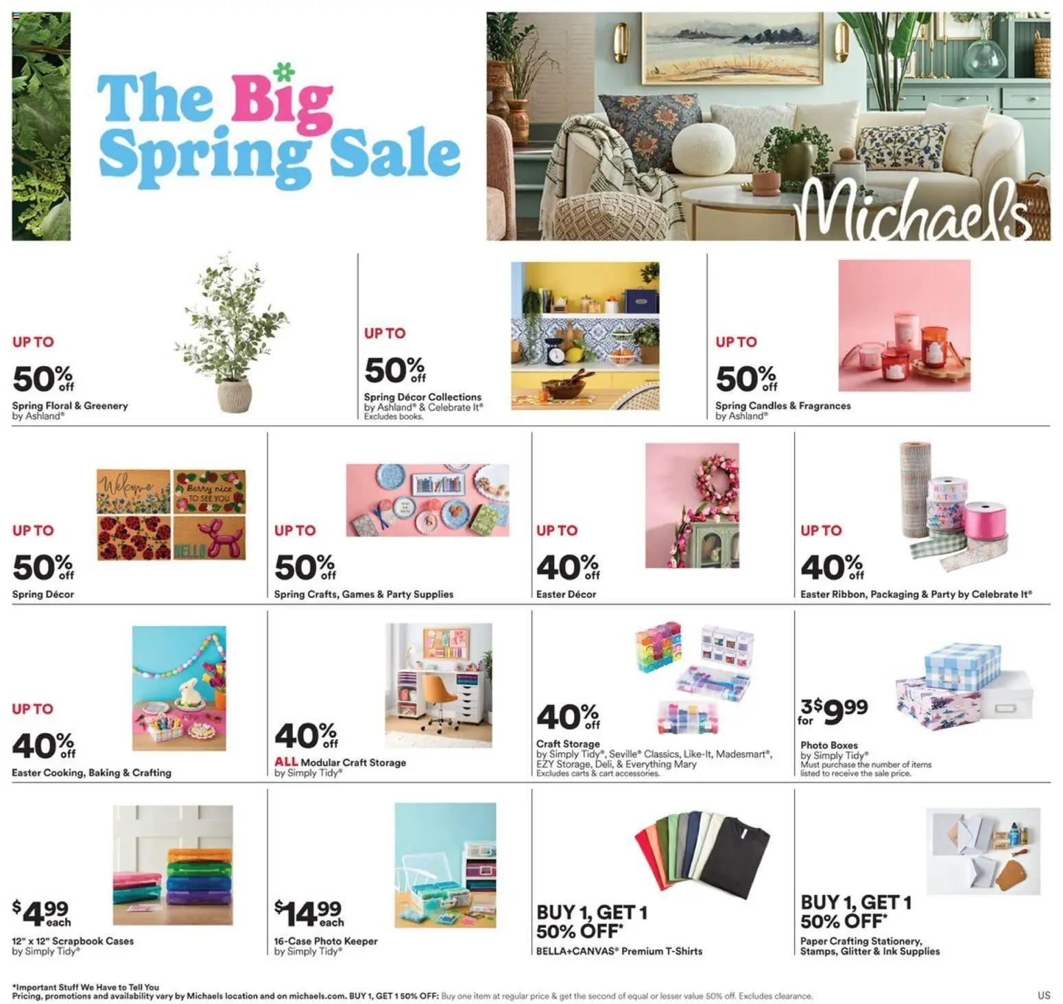 Ad Preview of Michaels Michaels Ad from 03/01/2026 - Candles, Peach, Ink