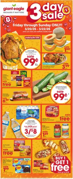 Ad Preview of Giant Eagle Giant Eagle Weekly Ad from 03/19/2026