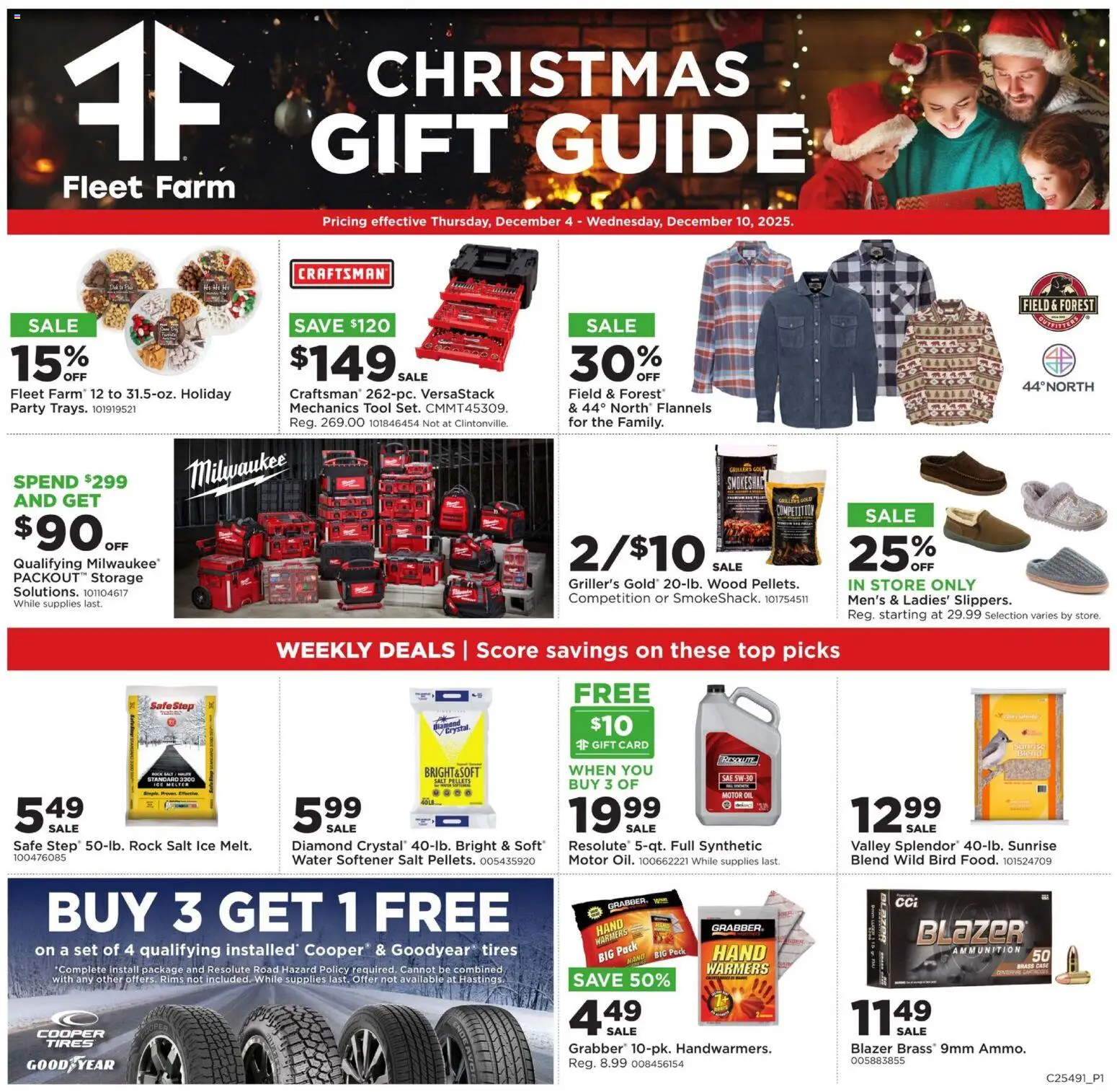 Ad Preview of Mills Fleet Farm Weekly Ad from 12/04/2025