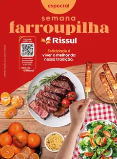 Pré-Visualização do folheto "Ofertas Especial Farroupilha" da loja Rissul válido a partir de 15/09/2025