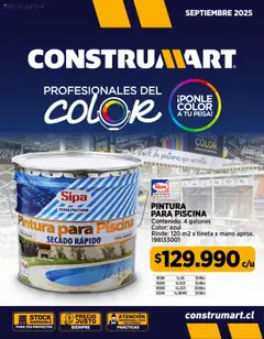 Folleto de la tienda Construmart válido desde el 01.09.2025 