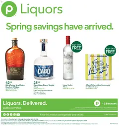 Ad Preview of Publix Publix Liquor from 04/16/2026