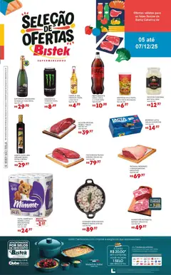Pré-Visualização do folheto "Ofertas do Fim de Semana" da loja Bistek Supermercados válido a partir de 05/12/2025