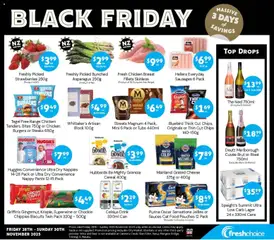 Preview of catalogue Black Friday from shop FreshChoice valid 28 Nov 2025