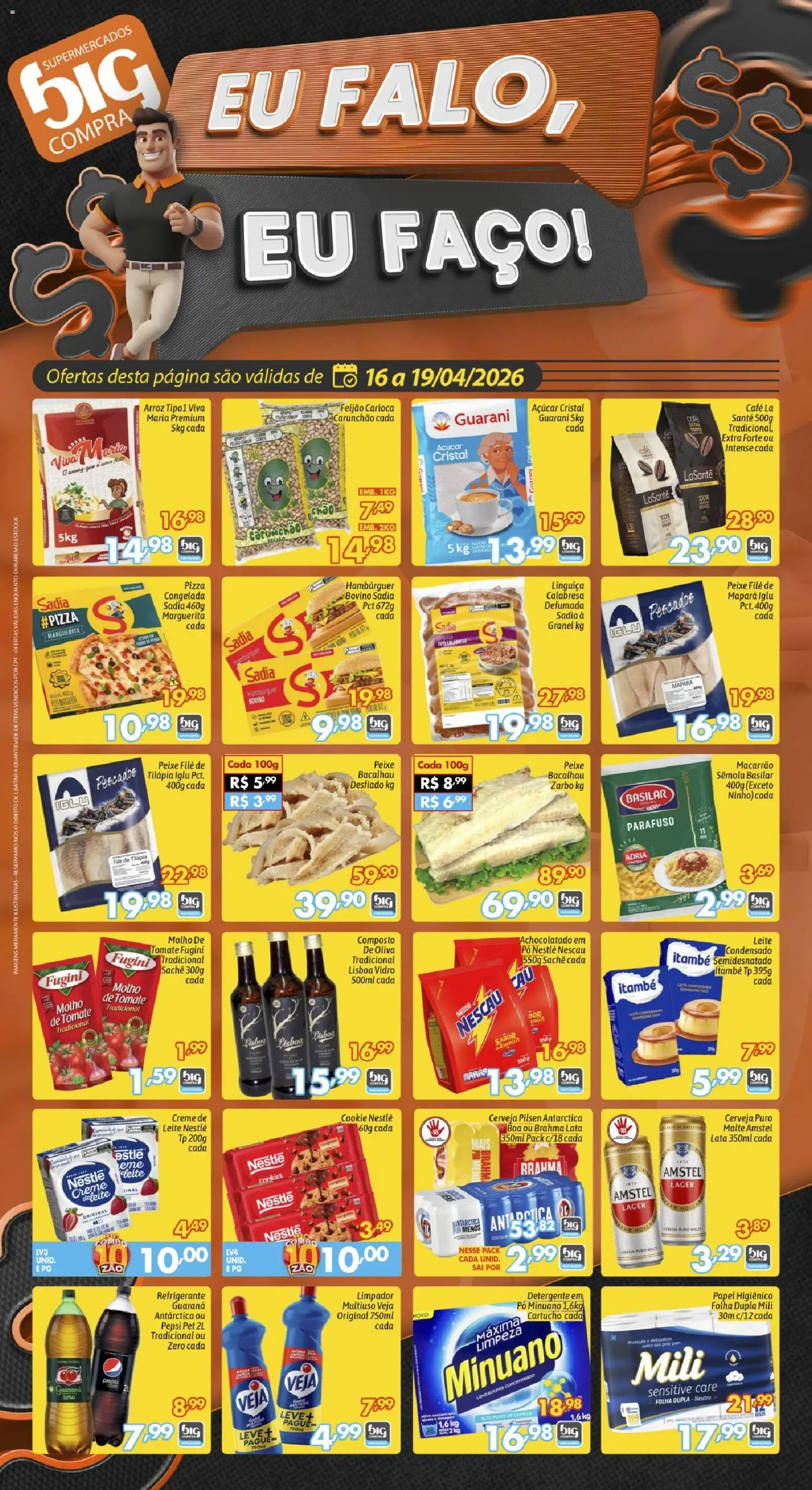 Pré-Visualização do folheto "Big Compra - Ofertas da semana" da loja Big Compra válido a partir de 16/04/2026