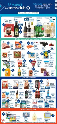 Pré-Visualização do folheto "Ofertas FDS" da loja Sam's Club válido a partir de 15/01/2026