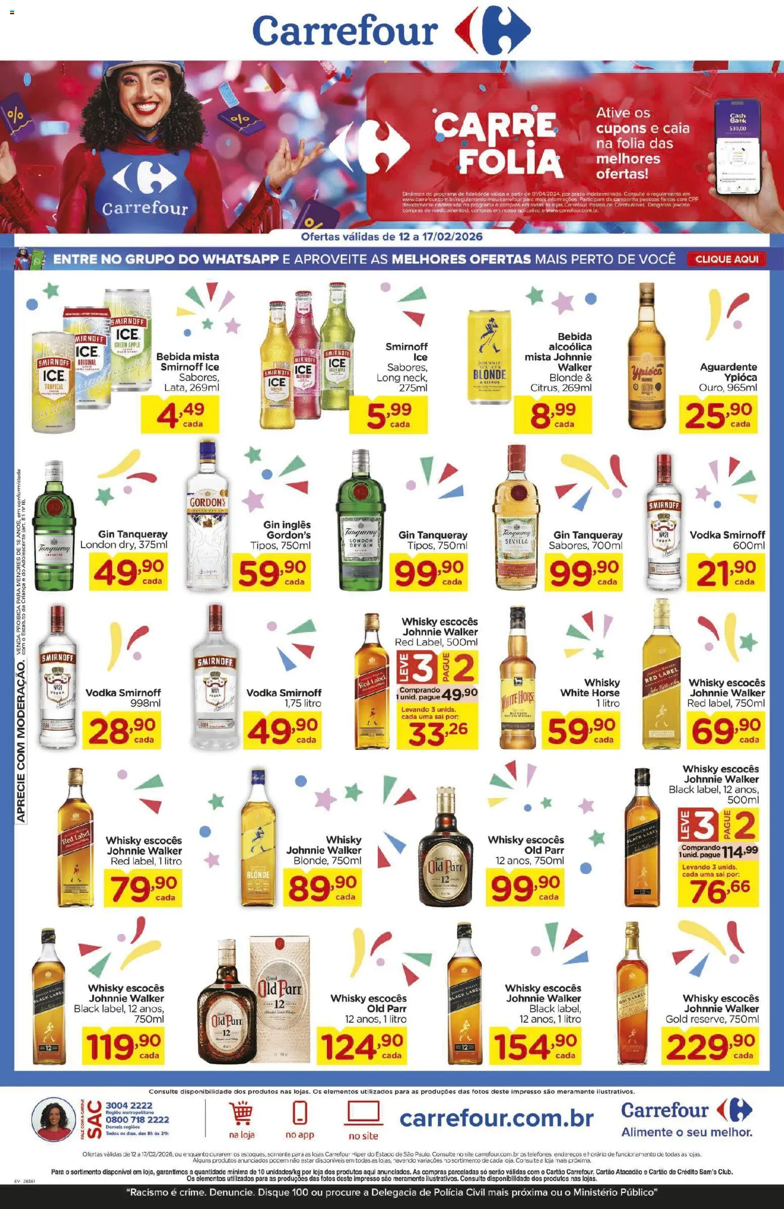 Pré-Visualização do folheto "Ofertas da semana" da loja Carrefour válido a partir de 12/02/2026