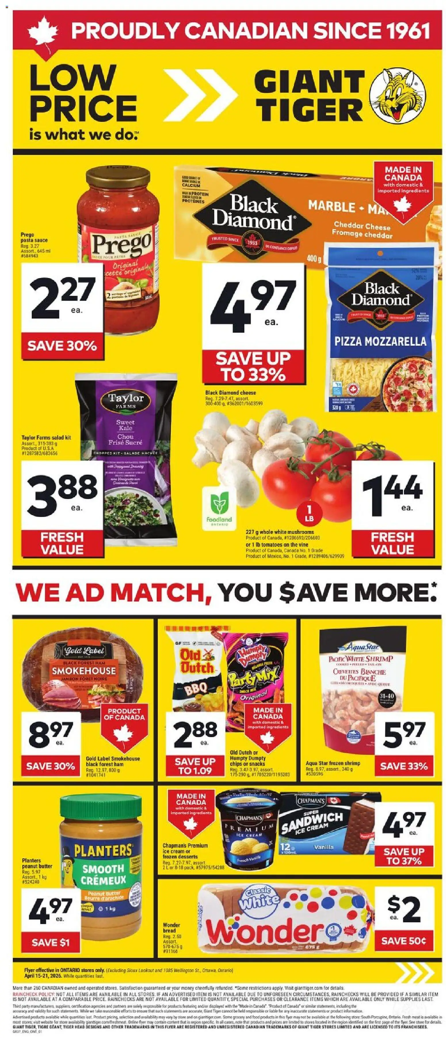 Preview of leaflet Giant Tiger Weekly Flyer from shop Giant Tiger is valid from Apr 15, 2026