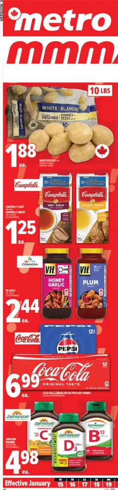 Preview of leaflet Montréal from shop Metro is valid from Jan 15, 2026