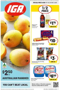 Preview of catalogue Catalogue NSW from shop IGA valid 24/12/2025