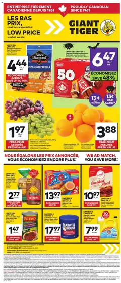 Un aperçu du dépliant Circulaire du magasin Giant Tiger est valide à partir 15 oct. 2025