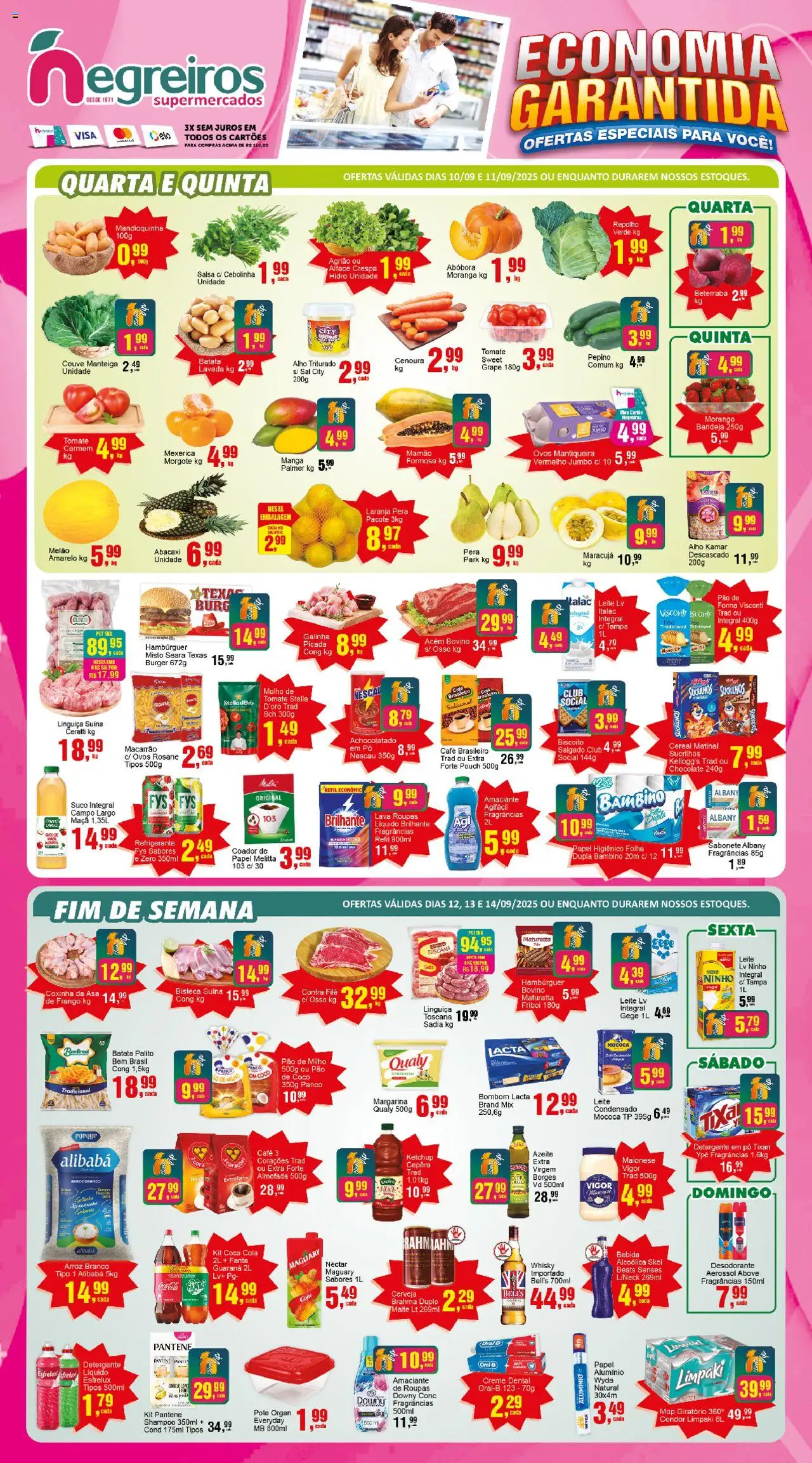 Negreiros folheto "Ofertas da semana" válido a partir de 10/09/2025 - número de página 1