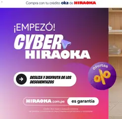 Vista previa de Hiraoka - Cyber Hiraoka de la tienda Hiraoka válido desde 23/03/2026